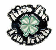 Kiss Me I'm Irish Belt Buckle
